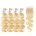 613 Virgin Hair Bundles Body Wave With 6x6 Lace Closures